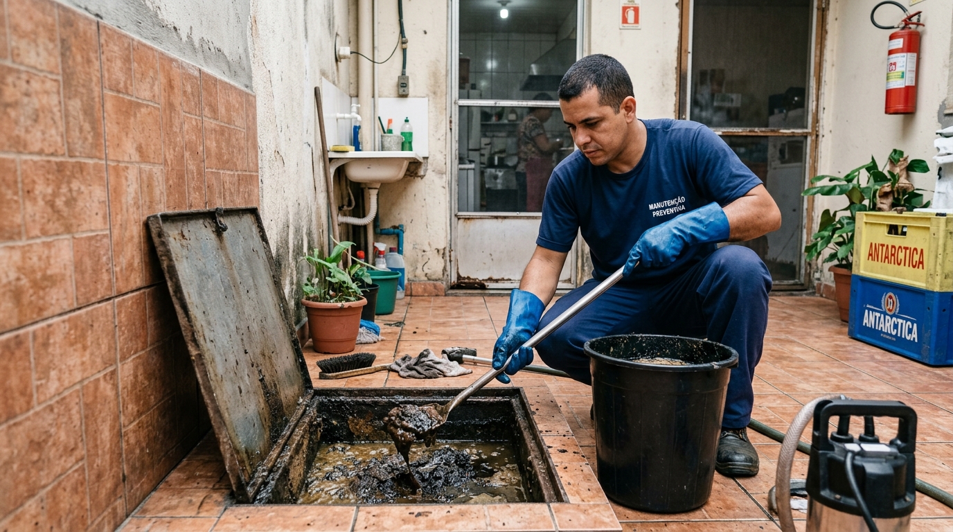 Limpeza de Caixa de Gordura perto de mim em Macaé‑RJ